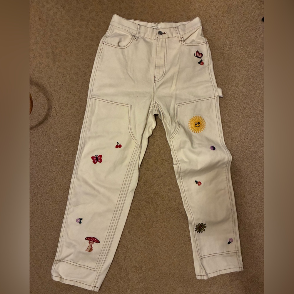 PacSun Embroidered Jeans